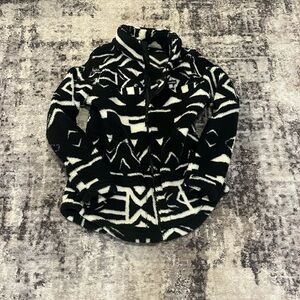Black-and-white Aztec women's jacket Columbia